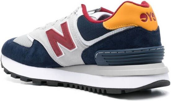 Junya Watanabe MAN logo-patch low-top sneakers Grey