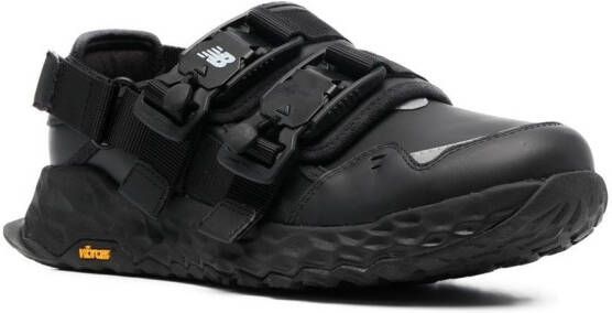 Junya Watanabe MAN double-buckle low-top sneakers Black