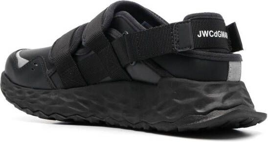 Junya Watanabe MAN double-buckle low-top sneakers Black