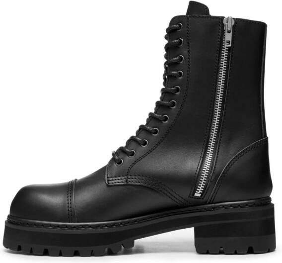 Junya Watanabe MAN leather ankle boots Black