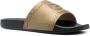 Just Cavalli debossed-logo slip-on slides Gold - Thumbnail 2