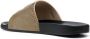Just Cavalli debossed-logo slip-on slides Gold - Thumbnail 3