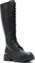 Just Cavalli embossed-logo lace-up boots Black - Thumbnail 2