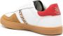Just Cavalli leather contrasting-panels sneakers White - Thumbnail 3
