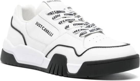 Just Cavalli logo-embossed chunky sneakers White