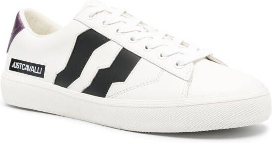 Just Cavalli logo-print low-top sneakers White