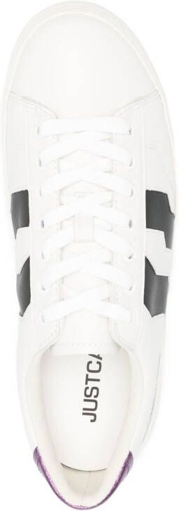 Just Cavalli logo-print low-top sneakers White