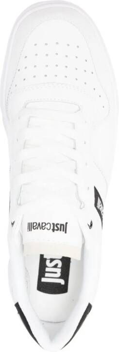 Just Cavalli logo-print panelled sneakers White