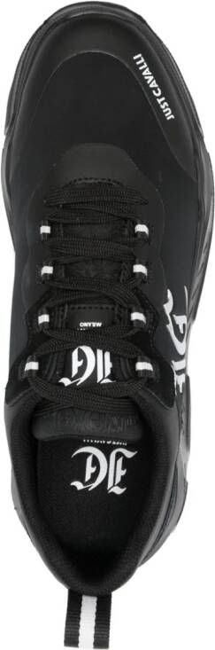 Just Cavalli logo-print sneakers Black