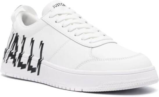 Just Cavalli logo-print sneakers White