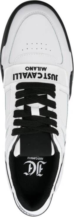 Just Cavalli logo-strap chunky sneakers White