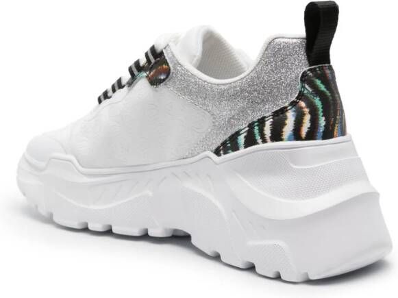Just Cavalli monogram panelled chunky sneakers White
