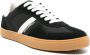 Just Cavalli panelled leather lace-up sneakers Black - Thumbnail 2