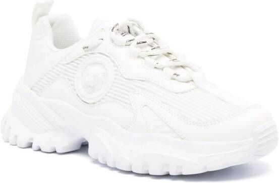 Just Cavalli Tiger Head-motif low-top sneakers White