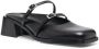 Justine Clenquet Andie 65mm leather mules Black - Thumbnail 2