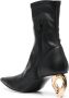 JW Anderson 70mm sculpted-heel ankle boots Black - Thumbnail 3