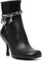 JW Anderson 80mm logo-embellished leather boots Black - Thumbnail 2
