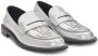 JW Anderson Anchor logo-embroidered loafers Silver - Thumbnail 2