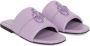 JW Anderson Anchor-logo slide sandals Purple - Thumbnail 2
