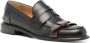 JW Anderson Animated buckle-detail leather loafers Black - Thumbnail 2