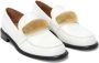 JW Anderson appliqué-detail leather loafers White - Thumbnail 2