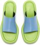 JW Anderson Bumper Tube leather mules Blue - Thumbnail 4