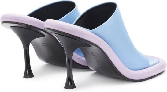 JW Anderson Bumper-Tube leather mules Blue