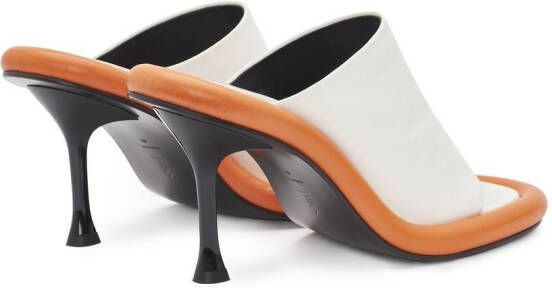 JW Anderson Bumper-Tube leather mules White