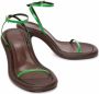 JW Anderson Bumper-Tube leather strappy sandals Green - Thumbnail 2