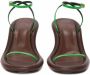 JW Anderson Bumper-Tube leather strappy sandals Green - Thumbnail 3