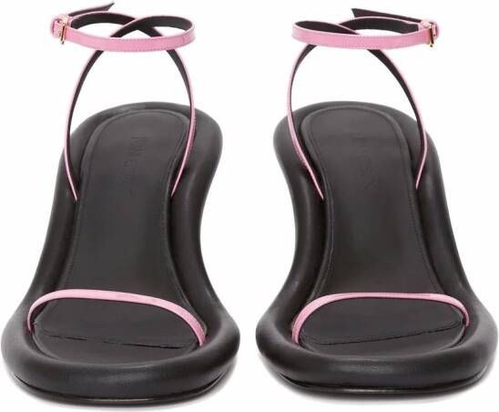 JW Anderson Bumper-Tube leather strappy sandals Pink