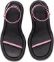 JW Anderson Bumper-Tube leather strappy sandals Pink - Thumbnail 4