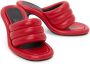JW Anderson Bumper Tube padded sandals Red - Thumbnail 2