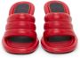 JW Anderson Bumper Tube padded sandals Red - Thumbnail 3