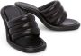 JW Anderson Bumper Tubular padded sandals Black - Thumbnail 2