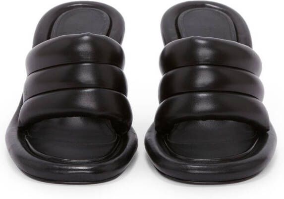 JW Anderson Bumper Tubular padded sandals Black