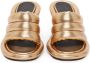 JW Anderson Bumper Tubular padded sandals Gold - Thumbnail 3