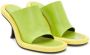 JW Anderson Bumper-Tuve leather mules Green - Thumbnail 2