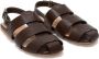 JW Anderson caged leather slingback sandals Brown - Thumbnail 2