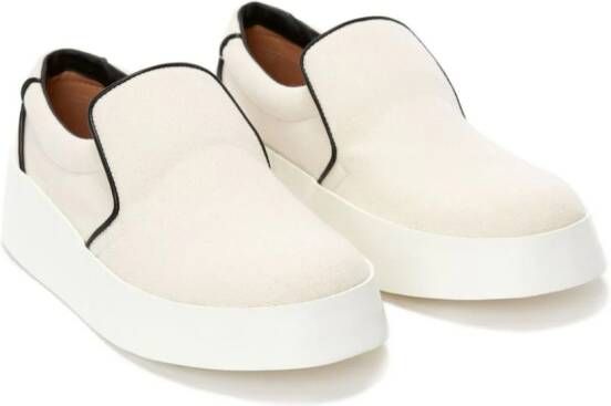 JW Anderson canvas slip-on sneakers Neutrals