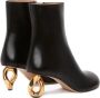 JW Anderson Chain-heel leather ankle boots Black - Thumbnail 3