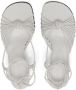 JW Anderson chain-heel leather sandals White - Thumbnail 4