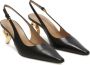 JW Anderson chain-heel slingback sandals Black - Thumbnail 2