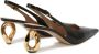 JW Anderson chain-heel slingback sandals Black - Thumbnail 3