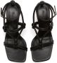 JW Anderson chain-heel strappy sandals Black - Thumbnail 4