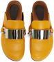 JW Anderson Chain leather mules Yellow - Thumbnail 4