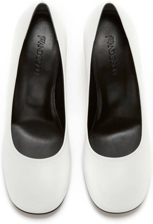 JW Anderson Chain Link mid-heel pumps White