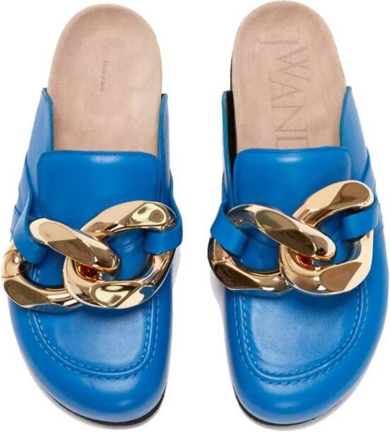 JW Anderson Chain loafer mules Blue