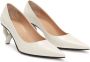 JW Anderson Chain pointed-toe leather pumps Neutrals - Thumbnail 2