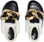 JW Anderson Chain shearling loafer mules Black - Thumbnail 4